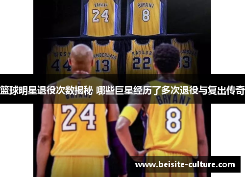 篮球明星退役次数揭秘 哪些巨星经历了多次退役与复出传奇
